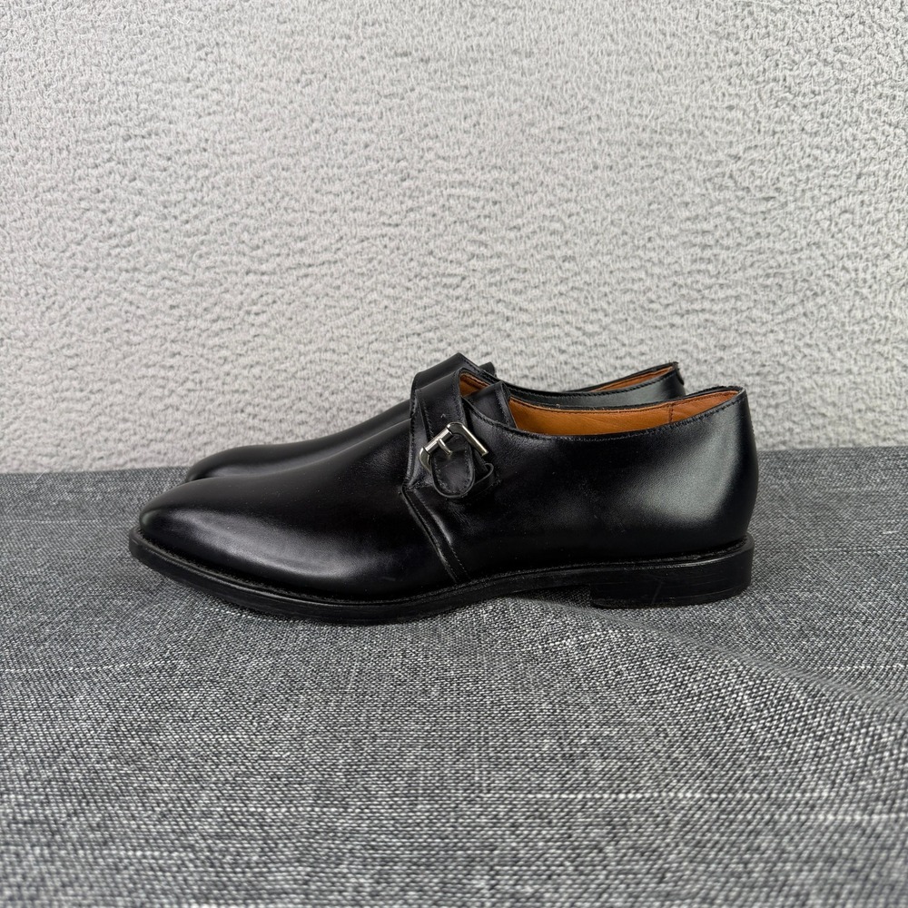 Allen Edmonds Brooks Brothers Monk Strap Mens 12 D Black Leather Dress Shoes